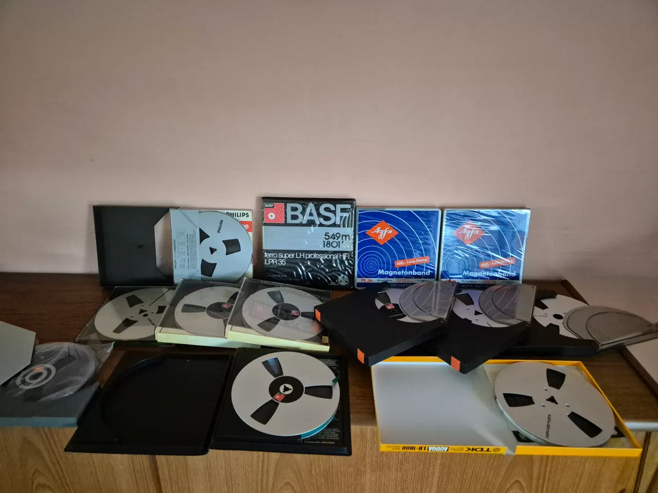 Billede 1 - Nye og brugte 18 cm bånd til spolebåndoptager