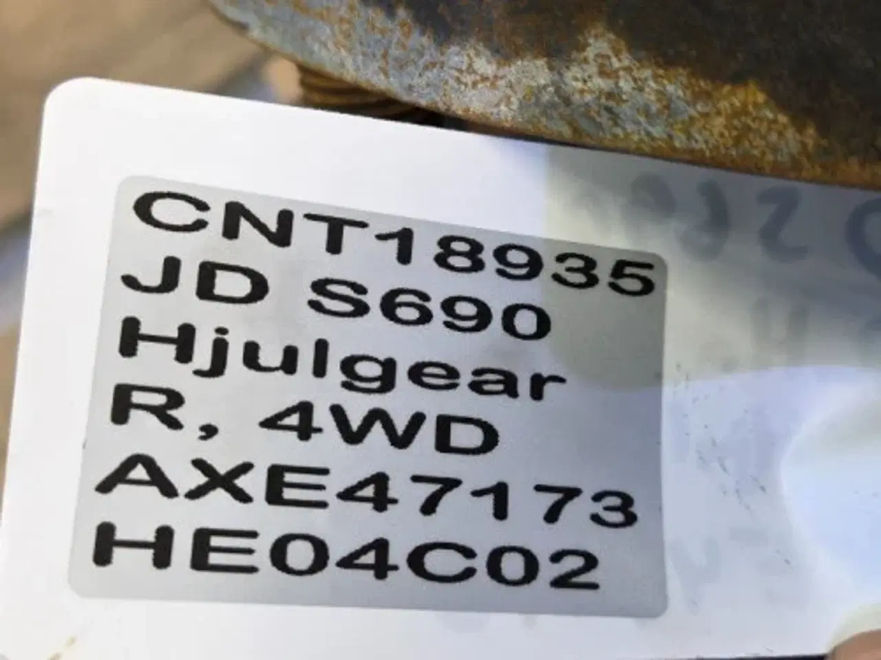 Billede 20 - John Deere S690 Hjulgear R.  AXE47173