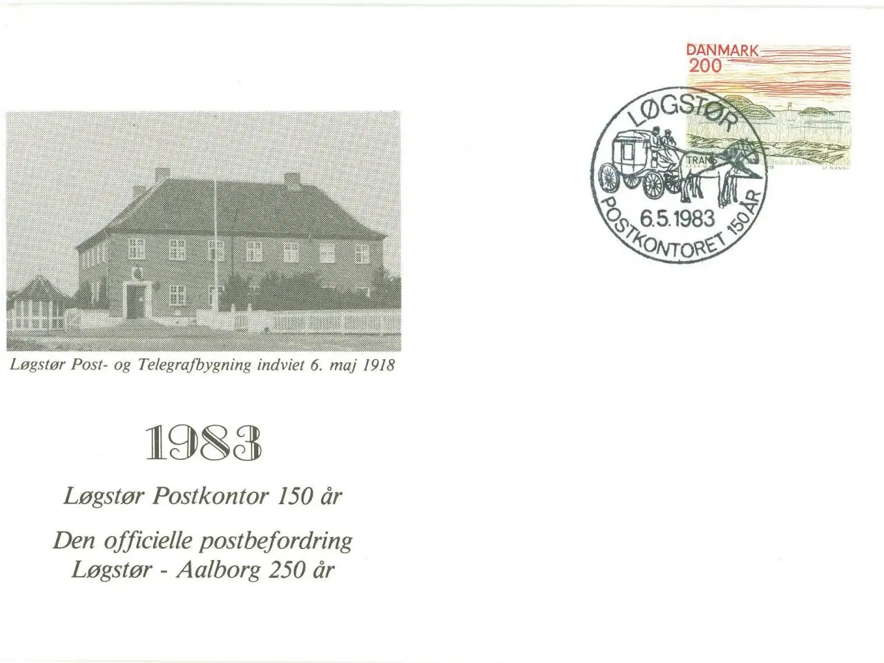 Billede 1 - Løgstør Postkontor 1983