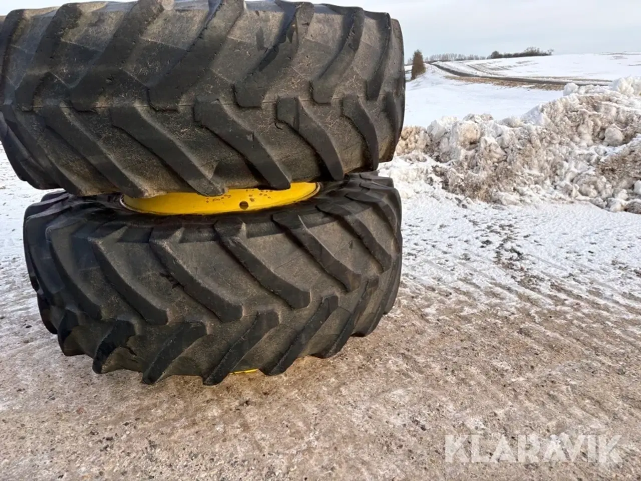 Billede 3 - Tvilling dæk baghjul Trelleborg High power