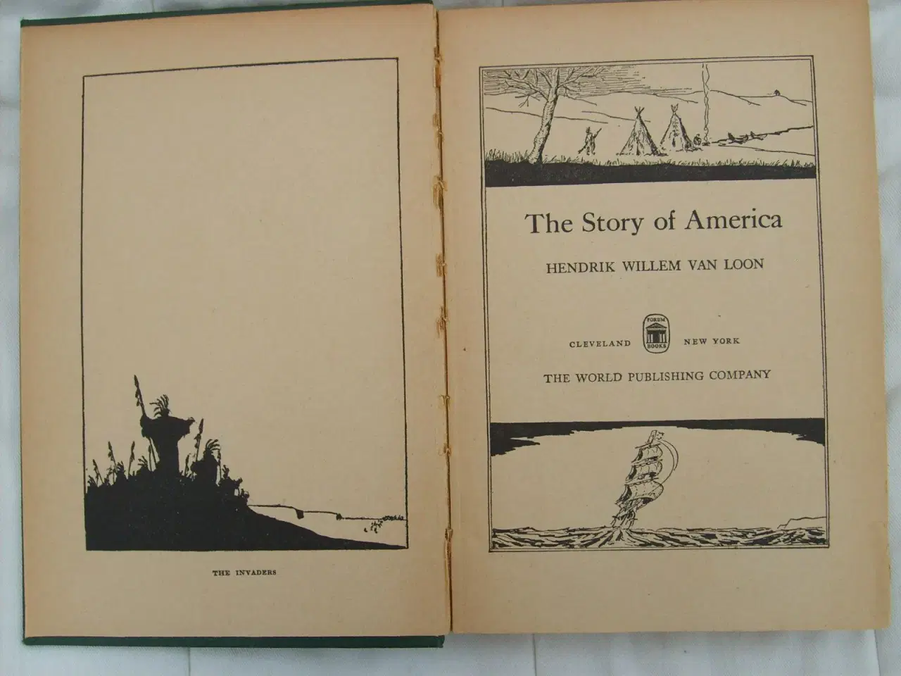 Billede 2 - The Story of America engelsk bog