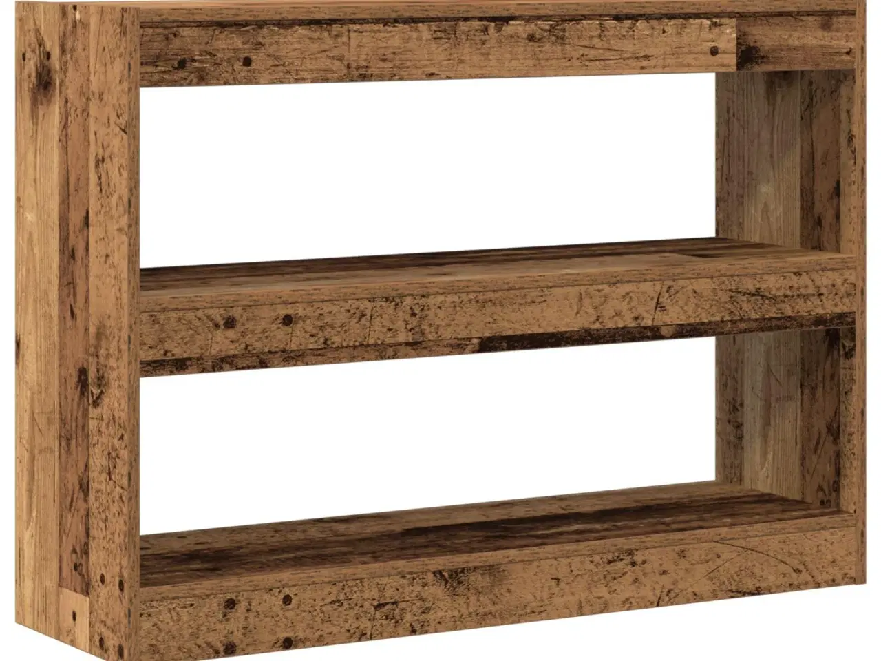 Billede 5 - Bogreol Gammelt træ 100 x 30 x 72 cm Konstrueret træ