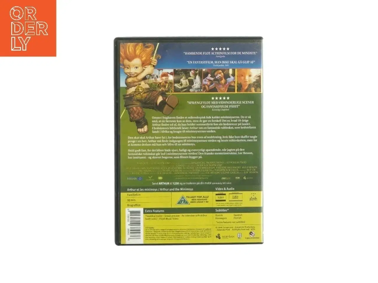 Billede 2 - Arthur og minimoyserne (DVD)