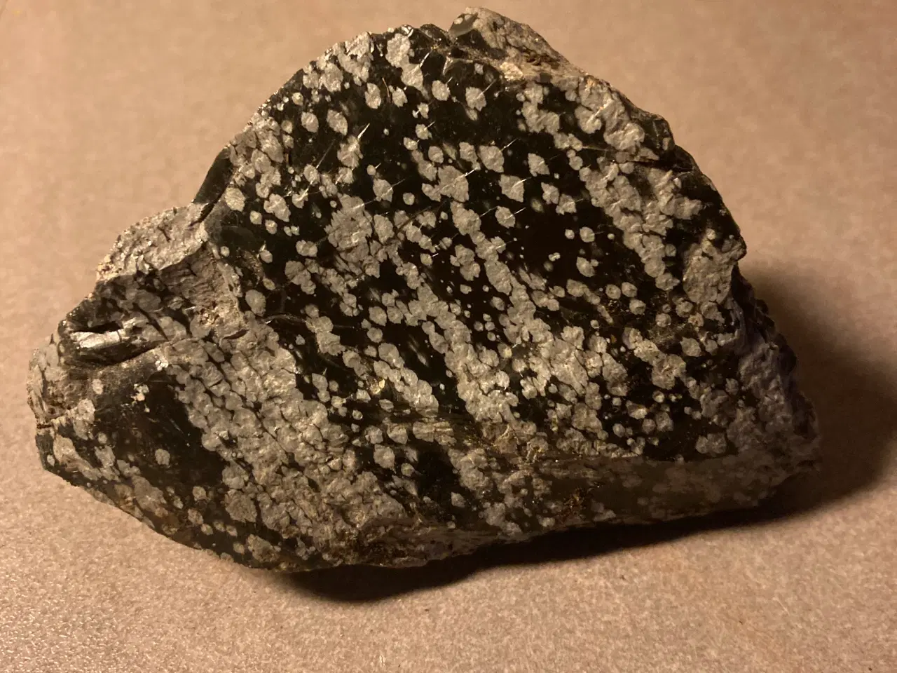 Billede 3 - Snowflake obsidian sten