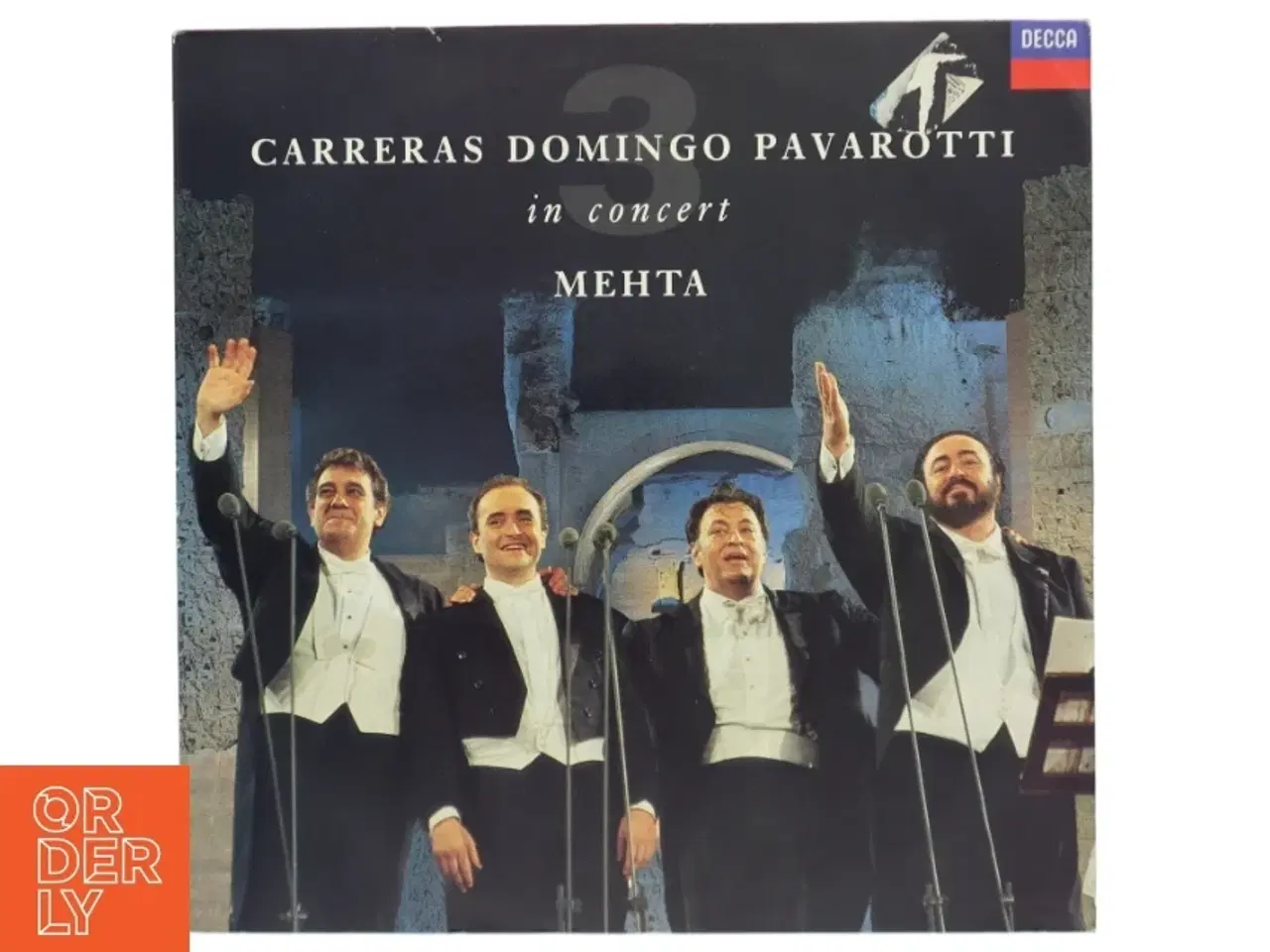 Billede 1 - Carreras Domingo Pavarotti in Concert LP fra Decca