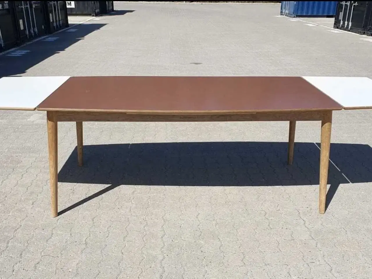Billede 3 - SPISEBORD, EG & LAMINAT, HOLLANDSK UDTRÆK