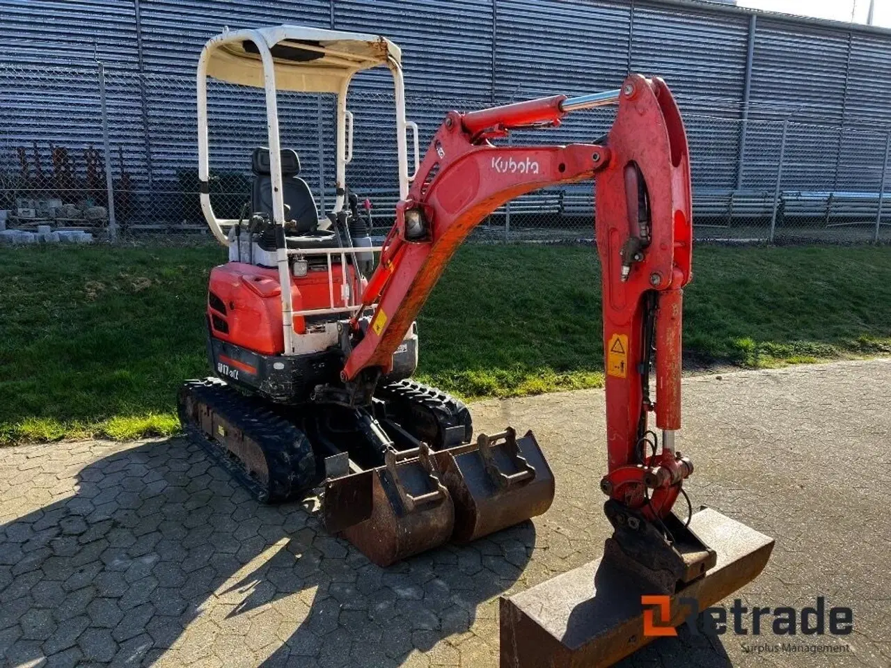 Billede 2 - Kubota U17-3o minigraver med skovle
