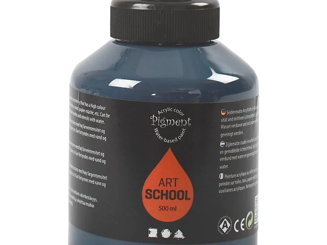 Billede 1 - Art Akrylmaling, halvblank, dækkende, indigo, 500ml/ 1 fl.