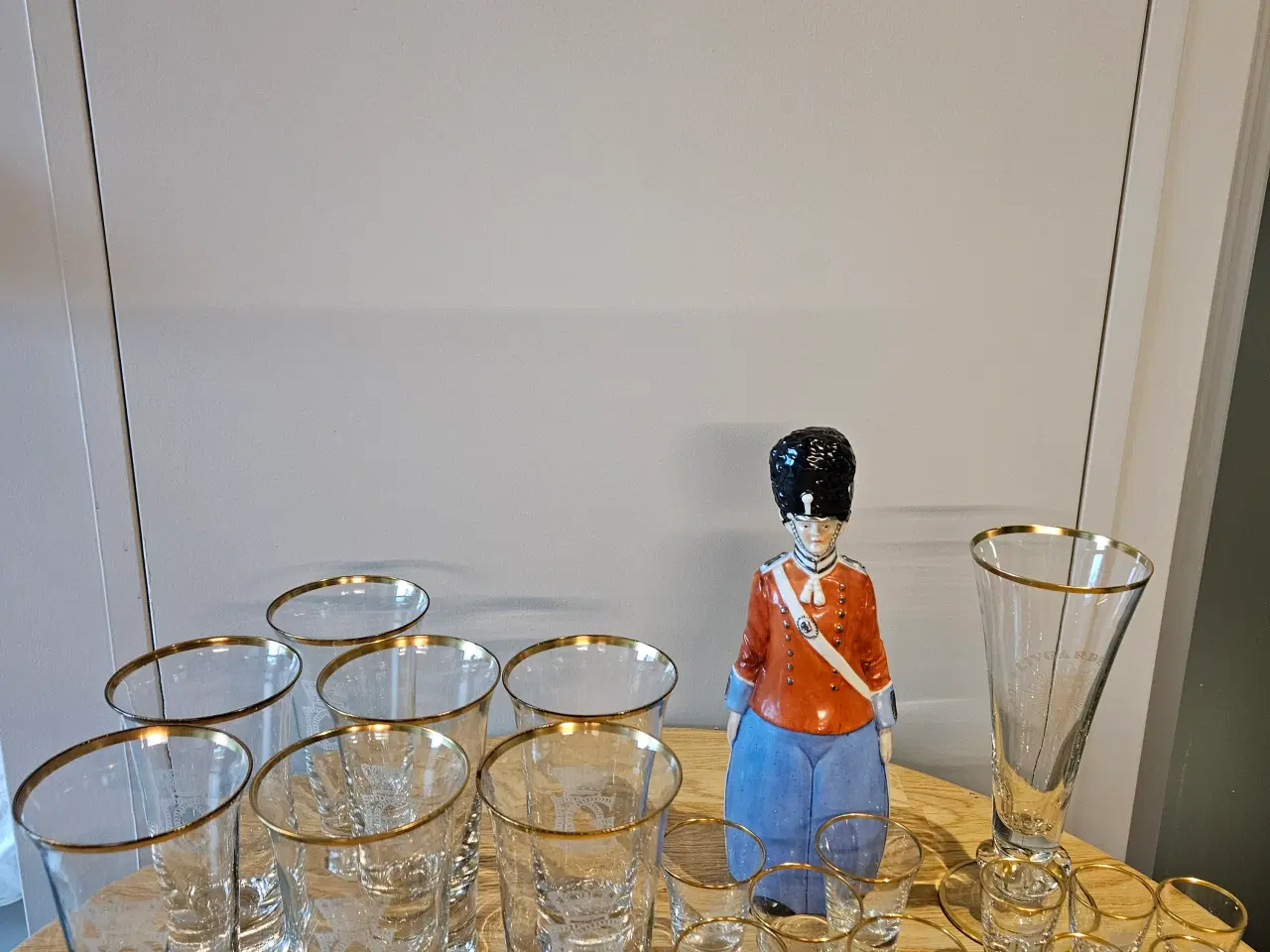 Billede 2 - Sjældent Vintage Glas-Sæt fra Dansk Militærhistori