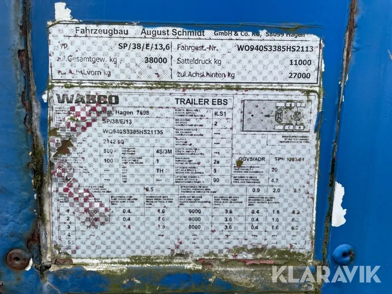 Billede 7 - Anhænger med kran Schmidt HS21135