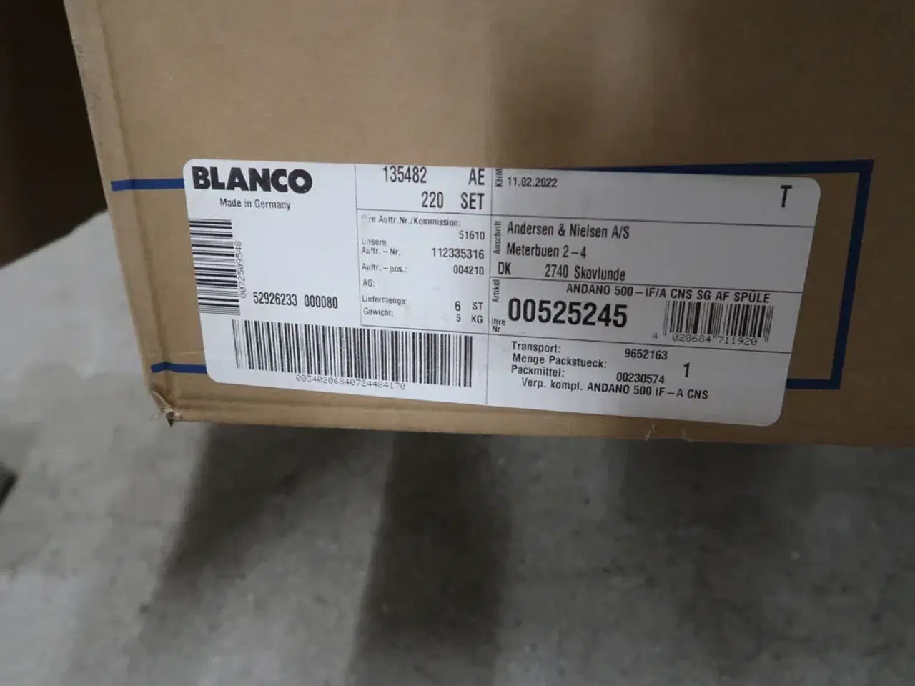 Billede 2 - Håndvask BLANCO Andano 500 IF/A Cns Sg Af Spule