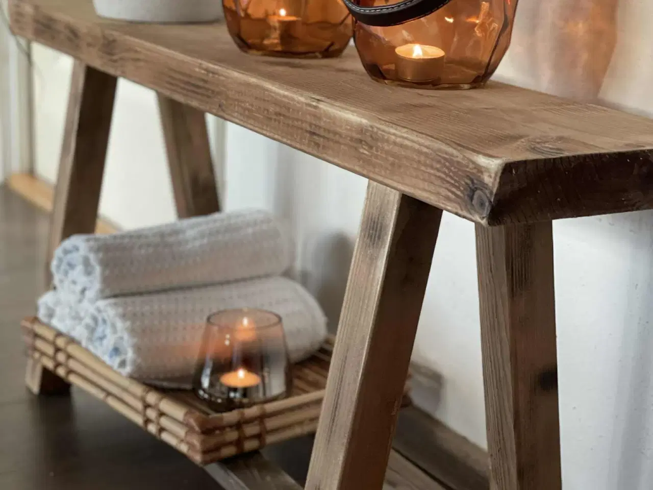 Billede 3 - Rustik Bænk/Konsolbord