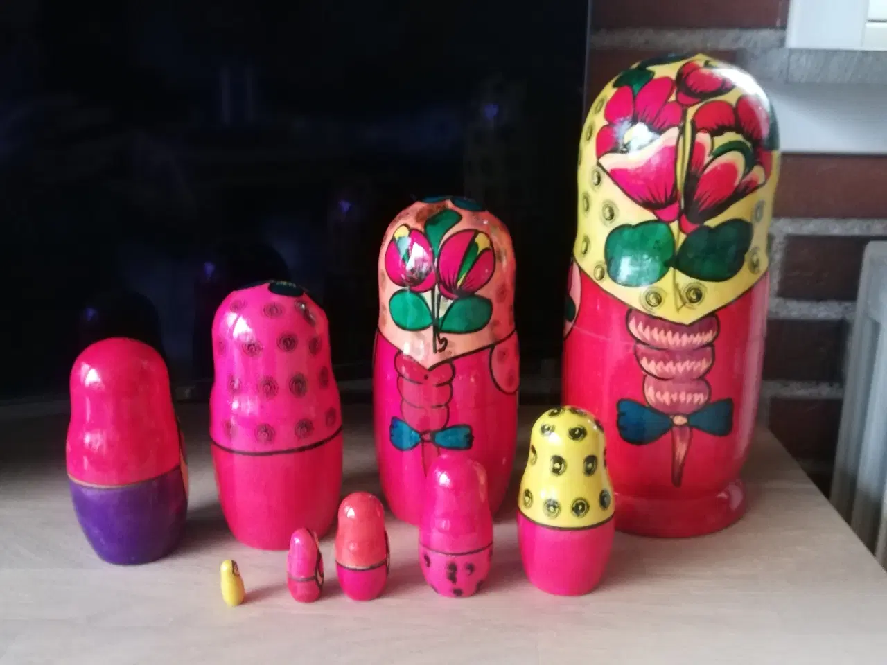 Billede 2 - Babuskadukke 25cm, 9 dukker