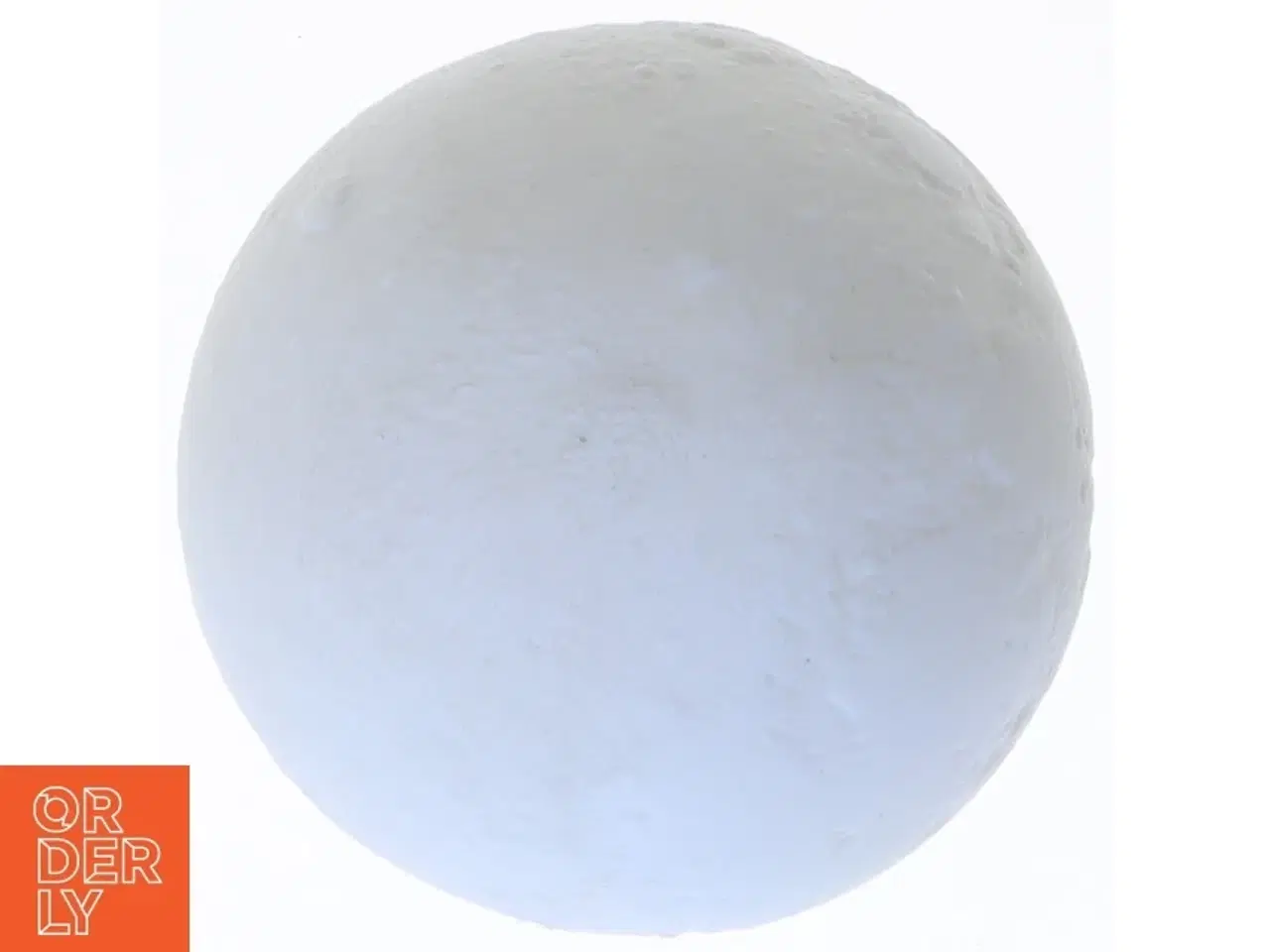 Billede 1 - Hvid kugle lampe (str. Ø 6,5 cm)