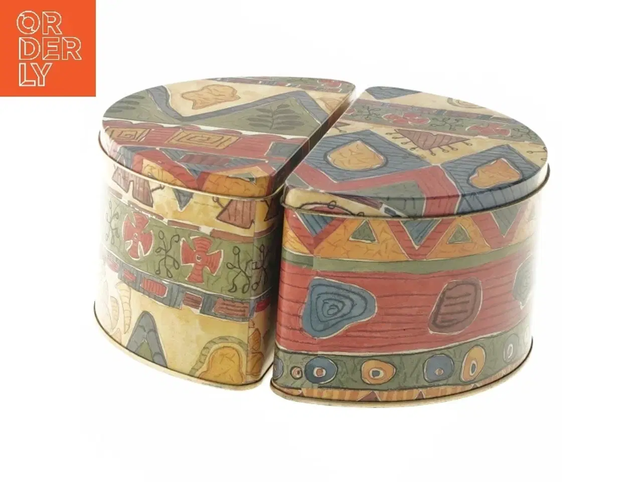 Billede 3 - Dekorative dåser fra Søstrene Grene (str. 9x17x8,5 cm)