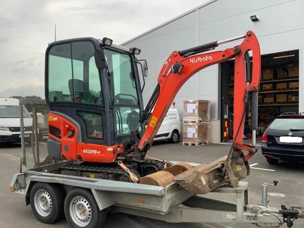 Billede 1 - Kubota KX019-4 med redskaber og anhænger