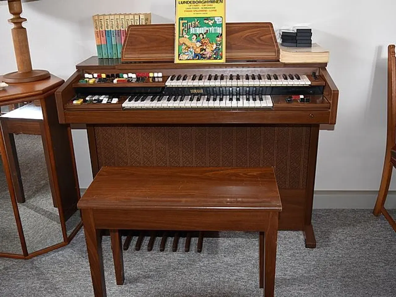 Billede 8 - Yamaha elorgel Electone B-405 med pedal og bænk 