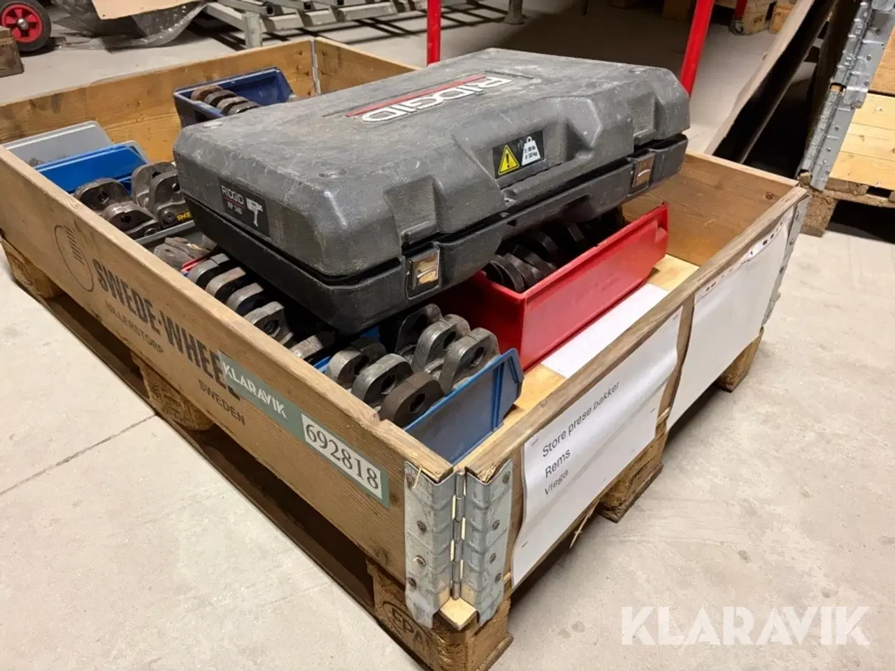 Billede 1 - Presmaskine Ridgid Rp340 - med presklemmer