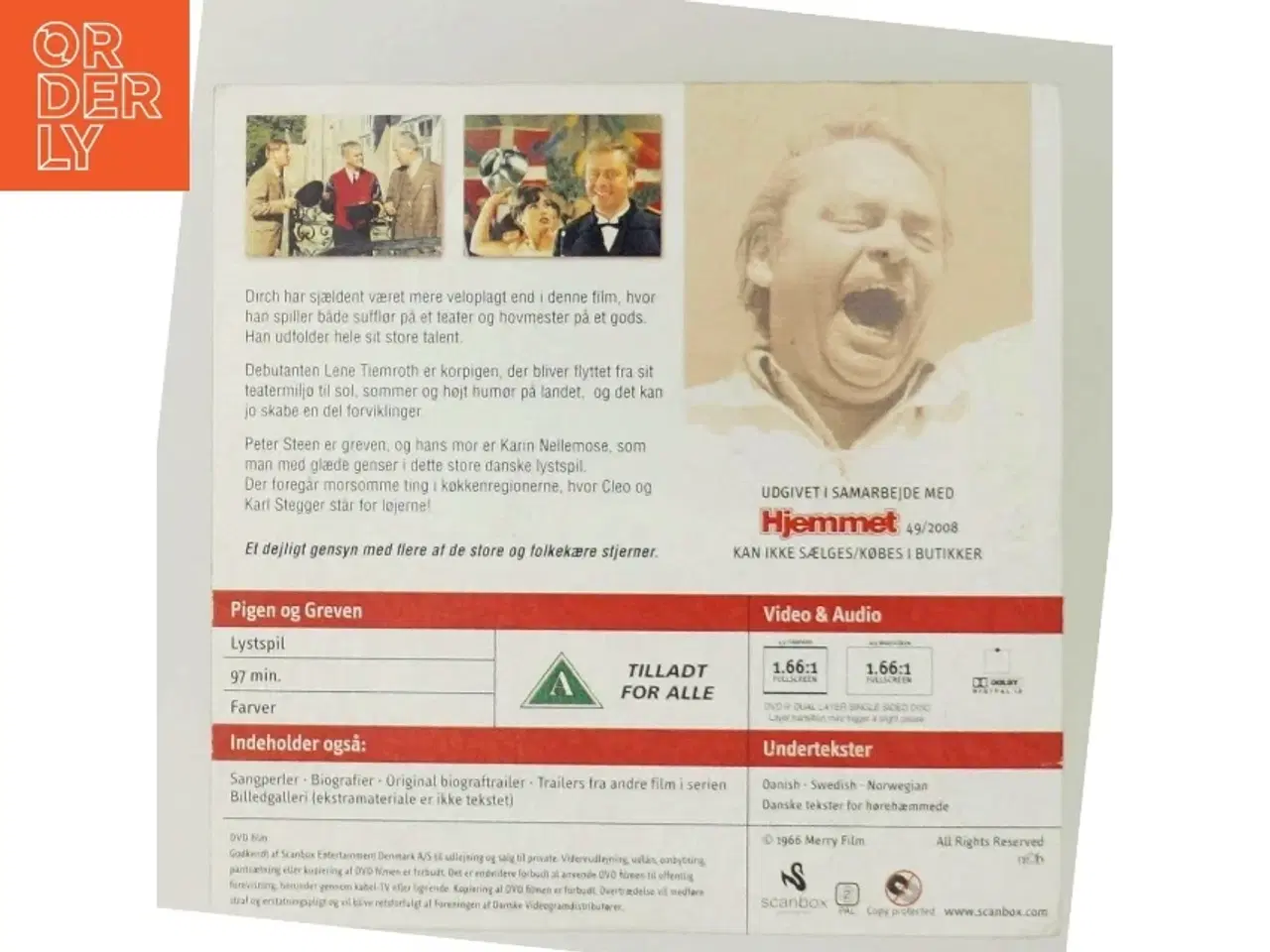 Billede 3 - DVD &#39;Pigen og Greven&#39;
