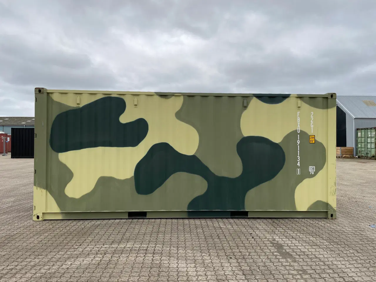 Billede 3 - 20 fods Container - Camouflage farver.