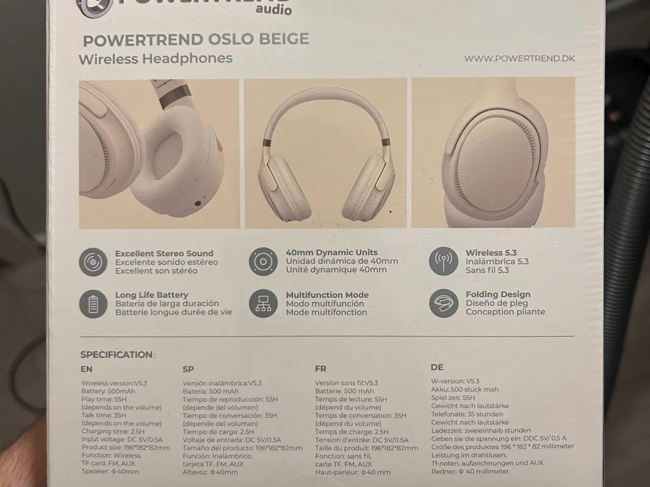 Billede 2 - Powertrend Oslo hovedtelefoner