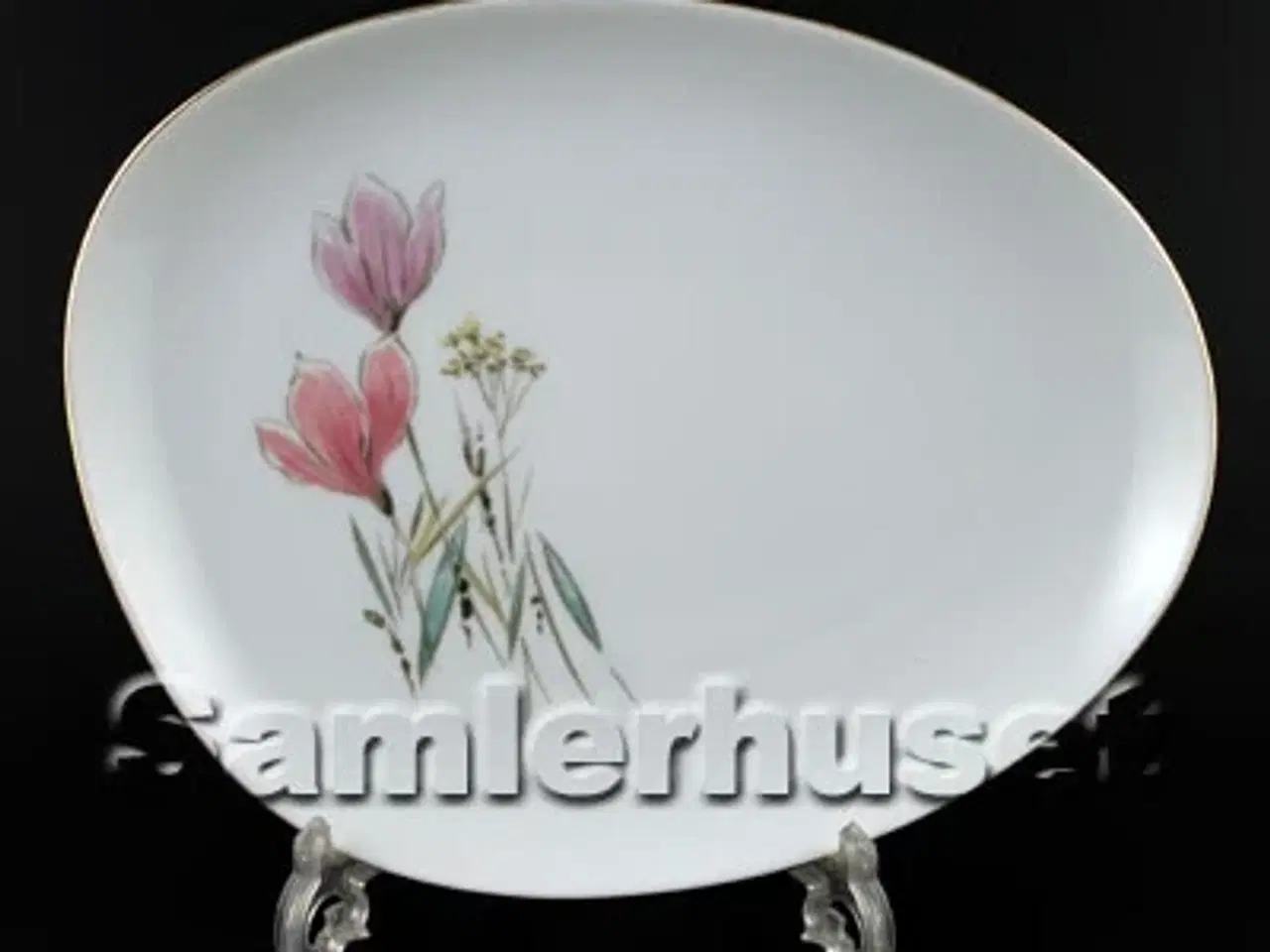 Billede 1 - Rødkilde Kagefad 20x15 cm.