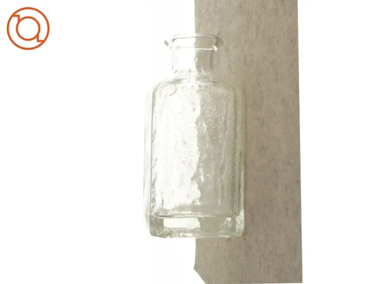 Billede 2 - Glasflaske/-vase (str. 20 x 9 cm)