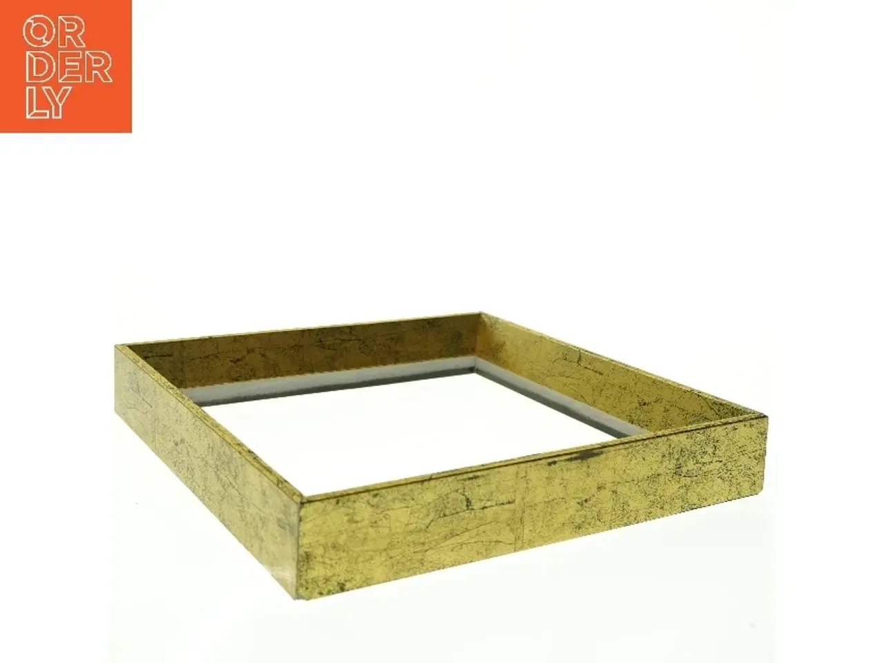 Billede 1 - Gylden billedramme (str. 33 x 33 cm)