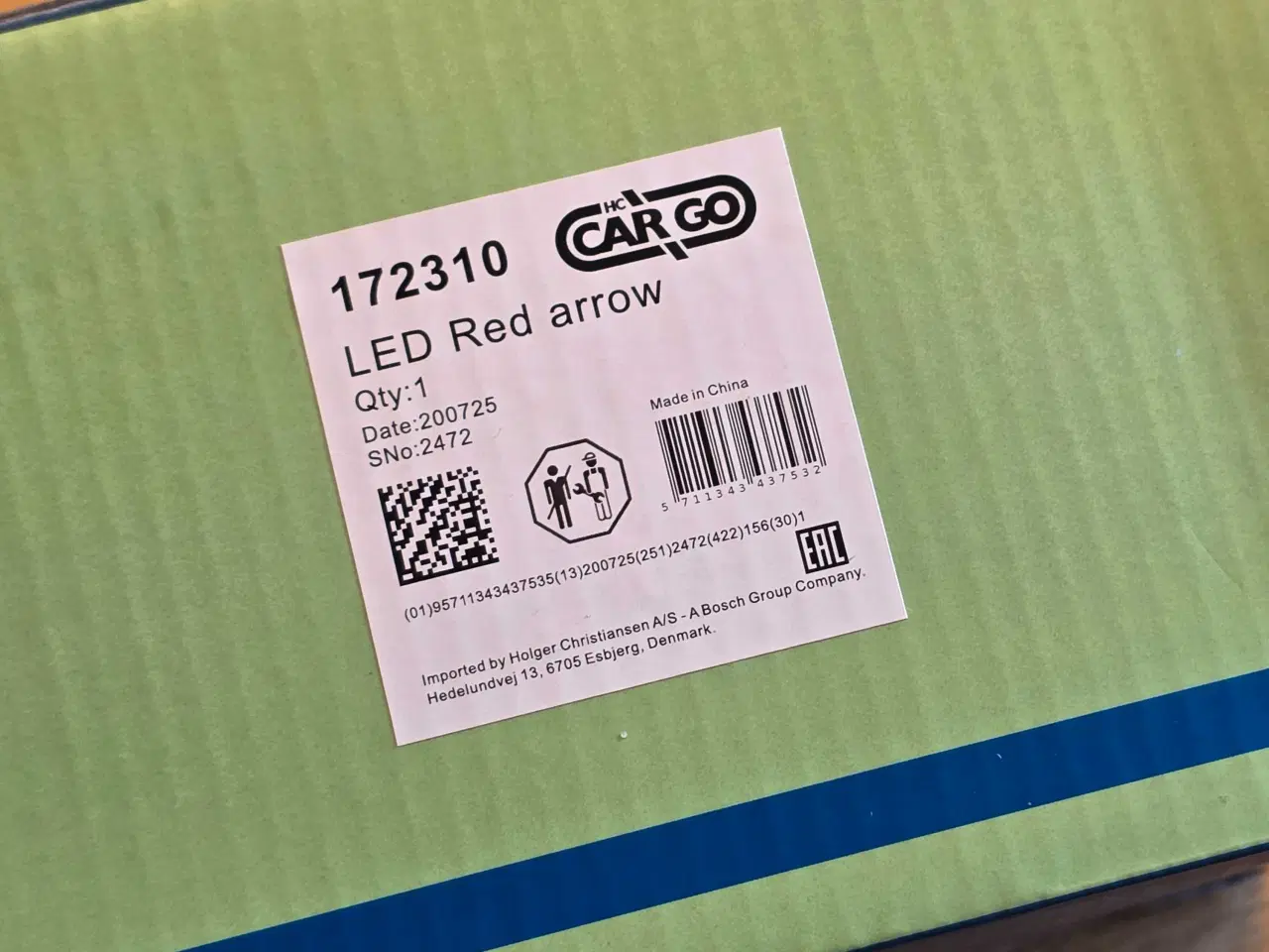 Billede 5 - Rød Pil advarselslys LED 10-80V - HC Cargo 172310