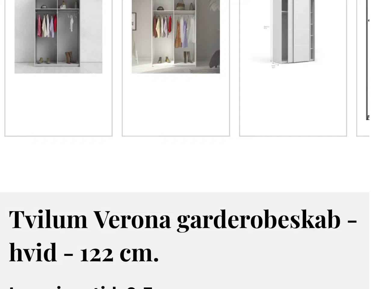 Billede 5 - Garderobeskab fra Tvillum