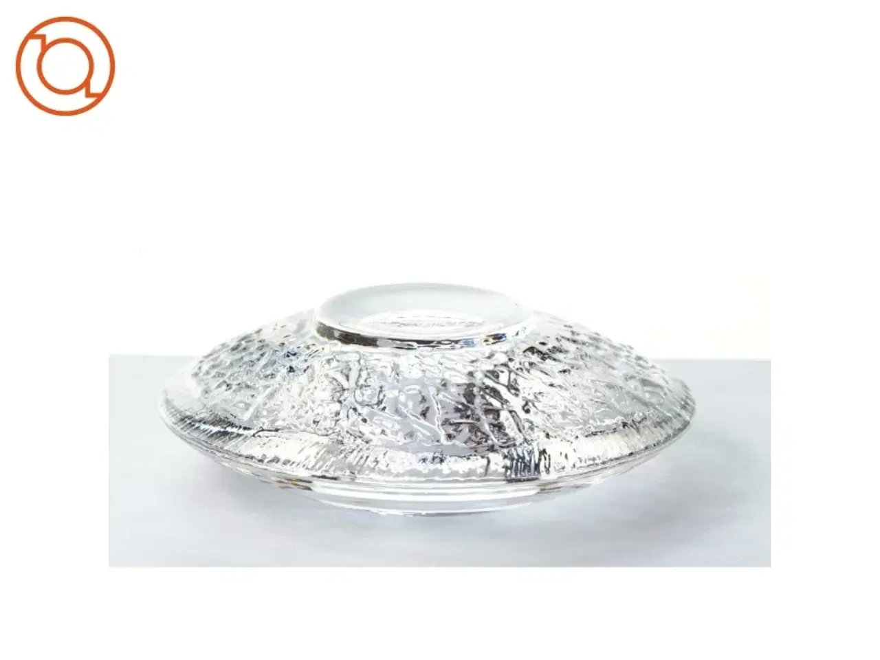 Billede 3 - Lysestage i glas til fyrfadslys (str. 13 cm)