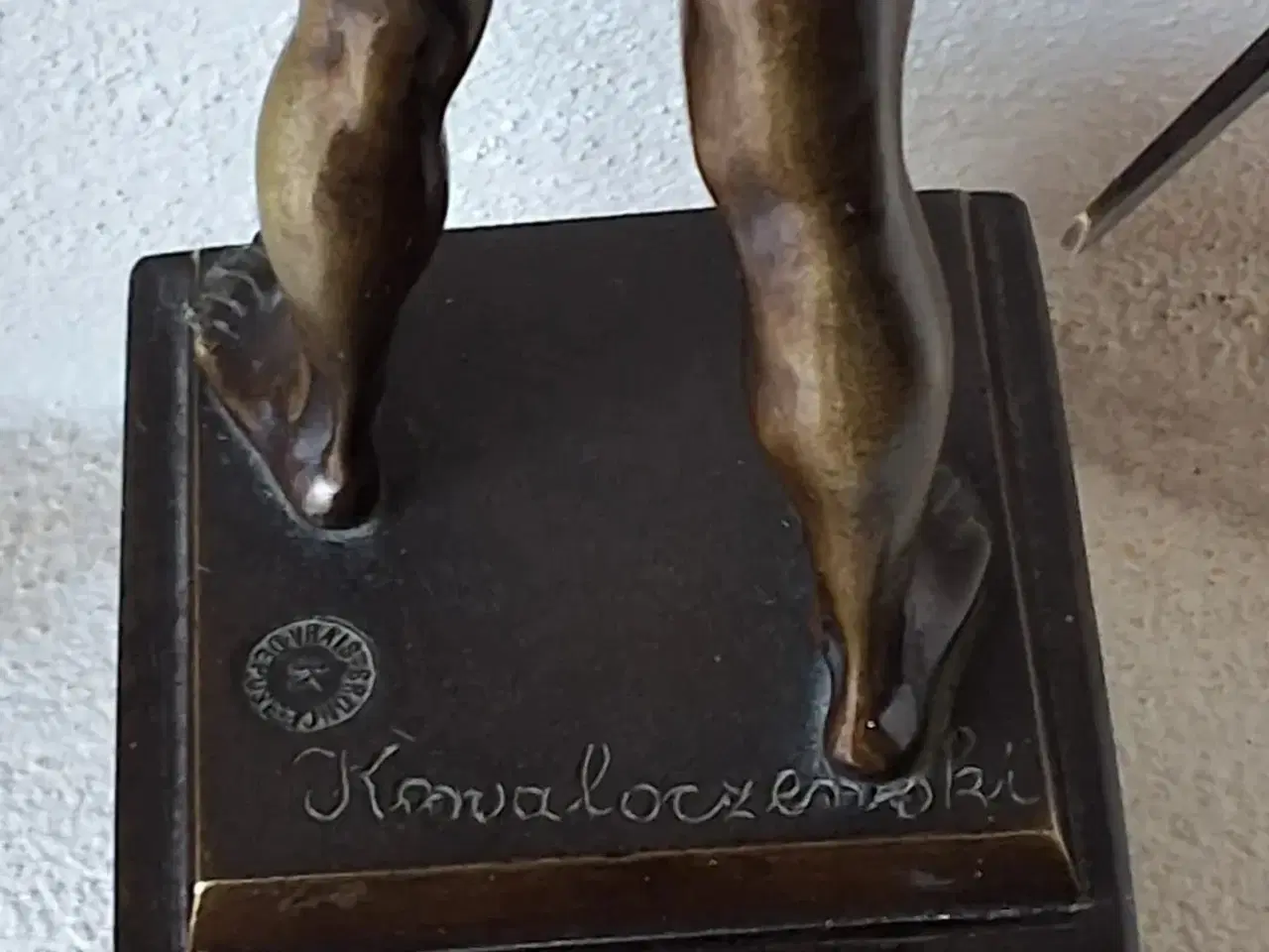 Billede 3 - Bronzefigur, Paul Ludwig Kowalczewski (1865-1910)