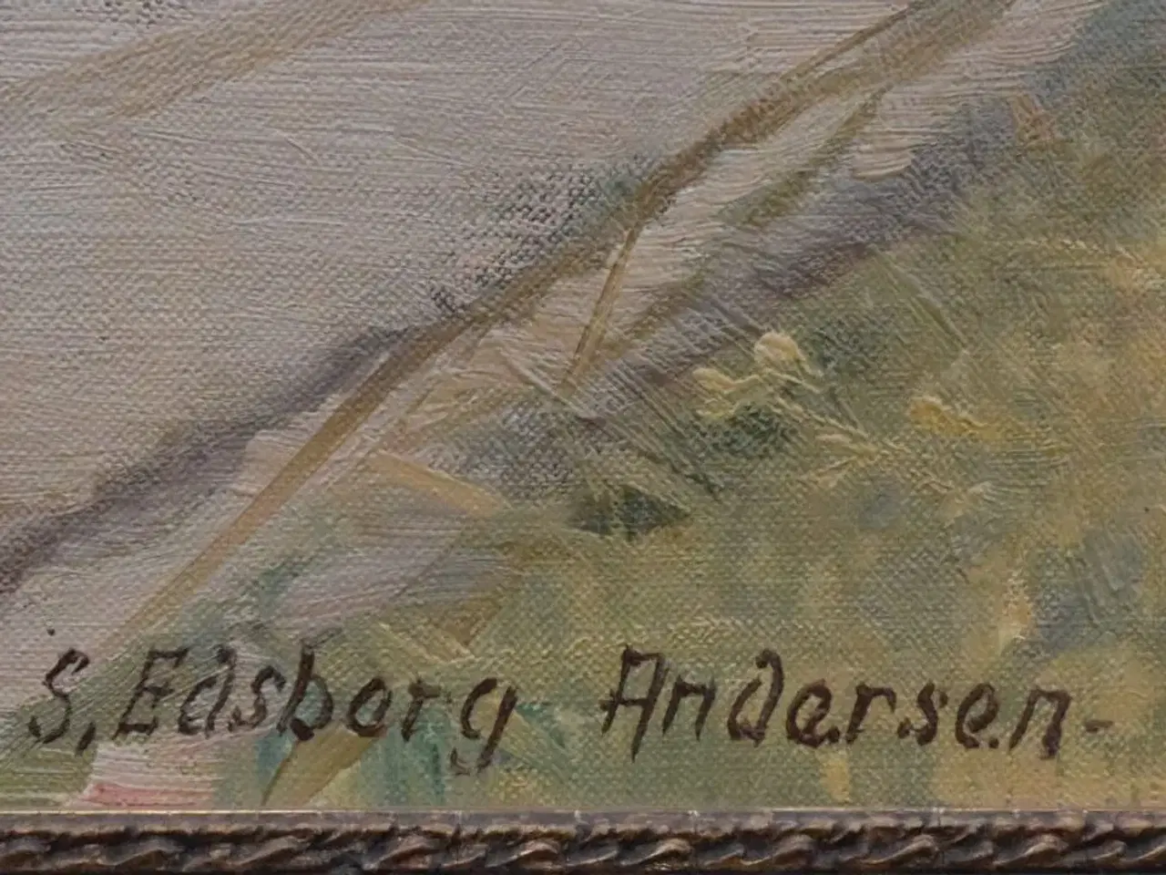 Billede 2 - Maleri af Søren Edsberg (f. 1945-)