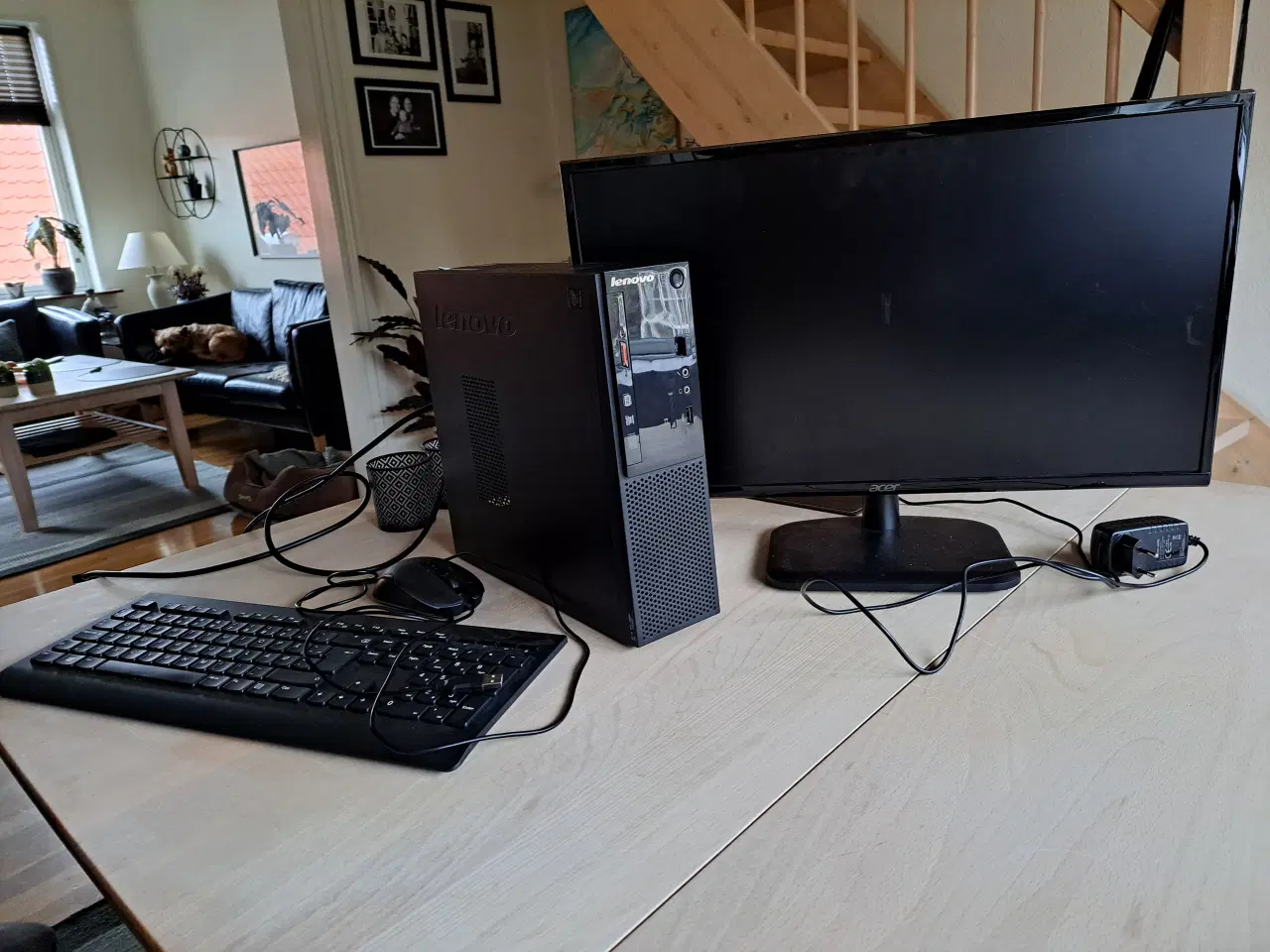 Billede 2 - Computer med skærm, mus og tastatur sælges