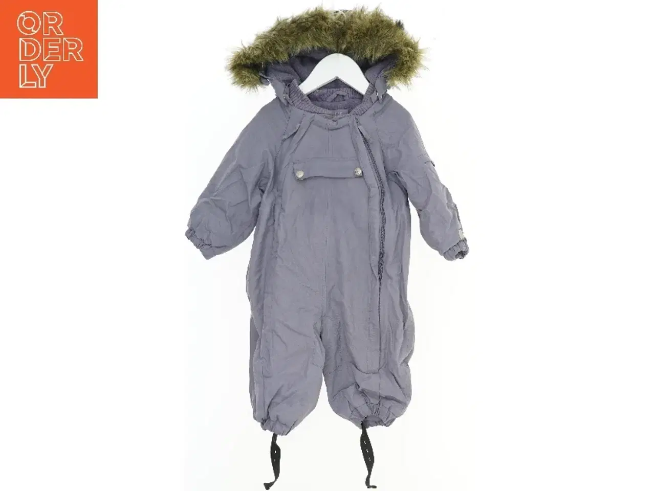 Billede 1 - Flyverdragt med hætte og pelsdetaljer fra Wheat (str. 68)