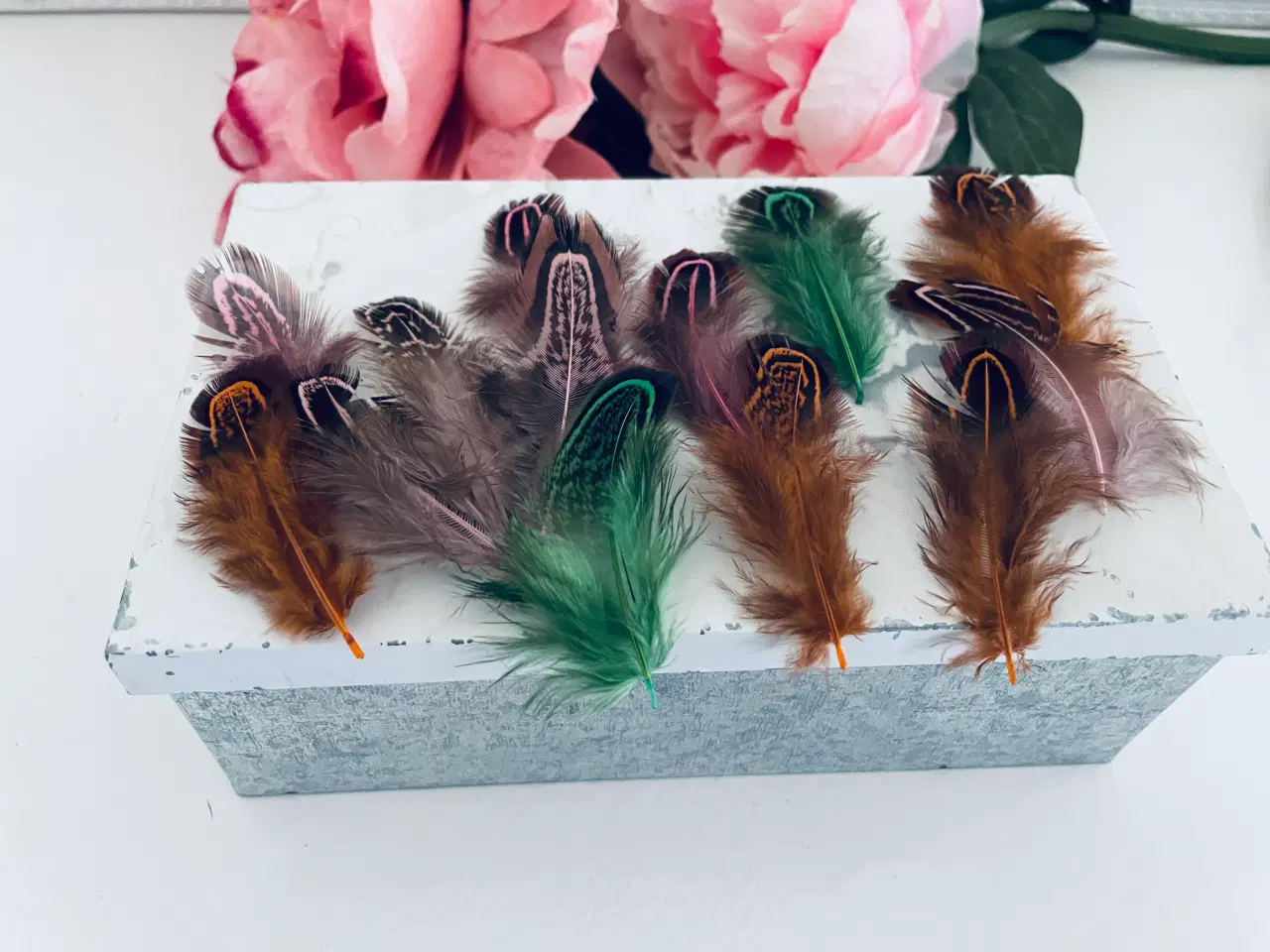 Billede 5 - Blandet fjer til dekoration