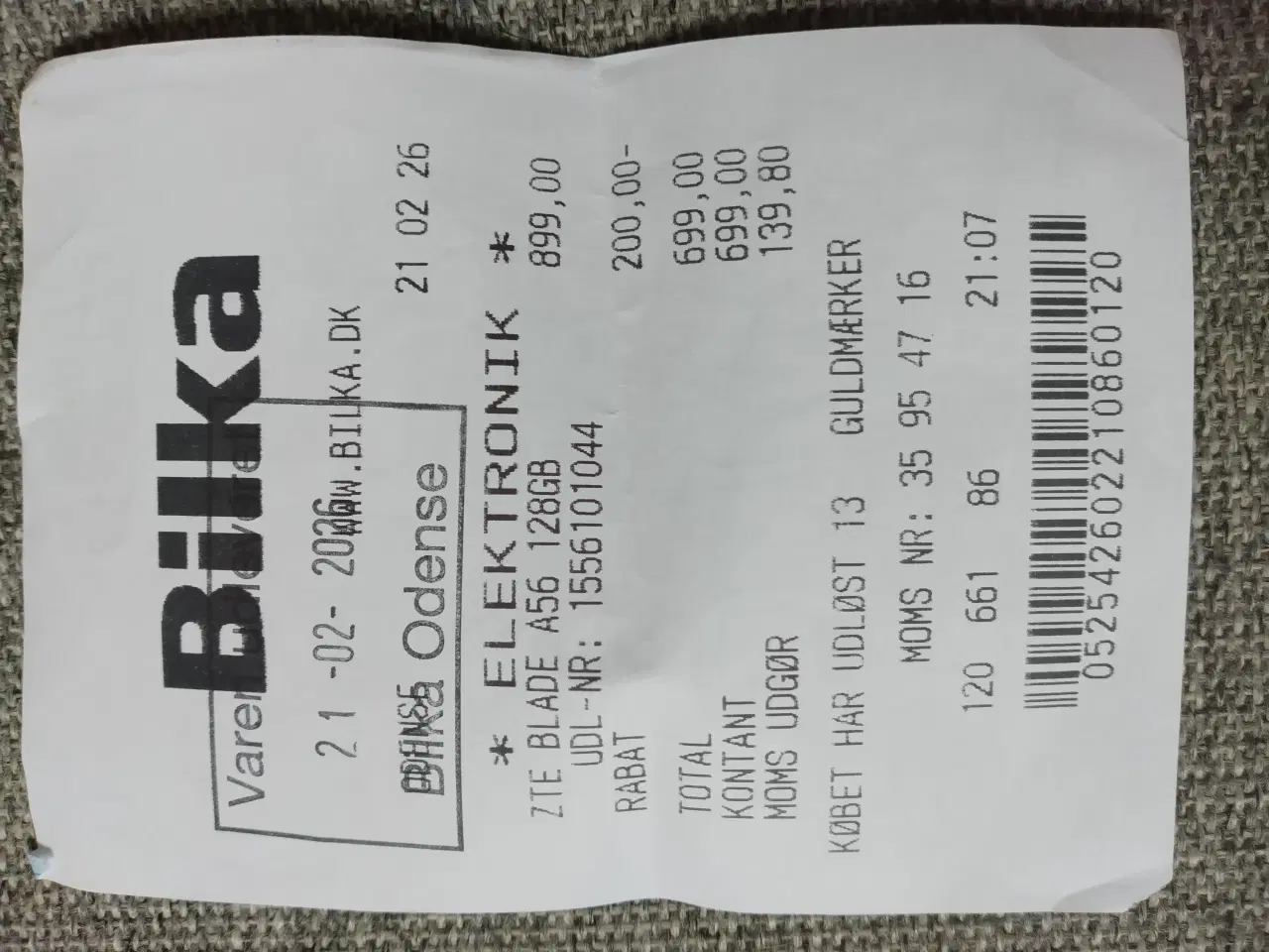 Billede 1 - ZTE Blade A56 