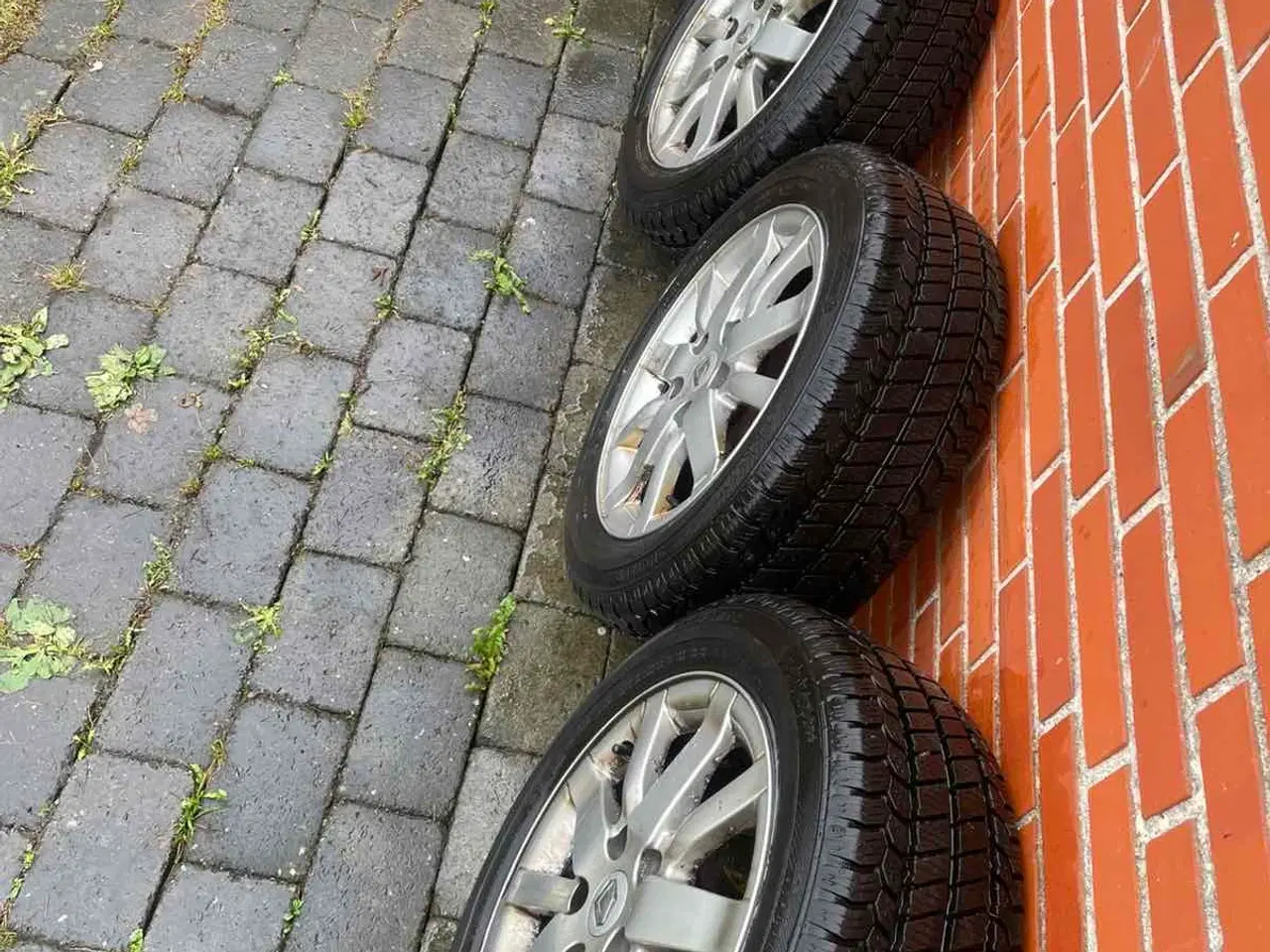 Billede 3 - 16” Originale Renault Aluhjul med vinterdæk