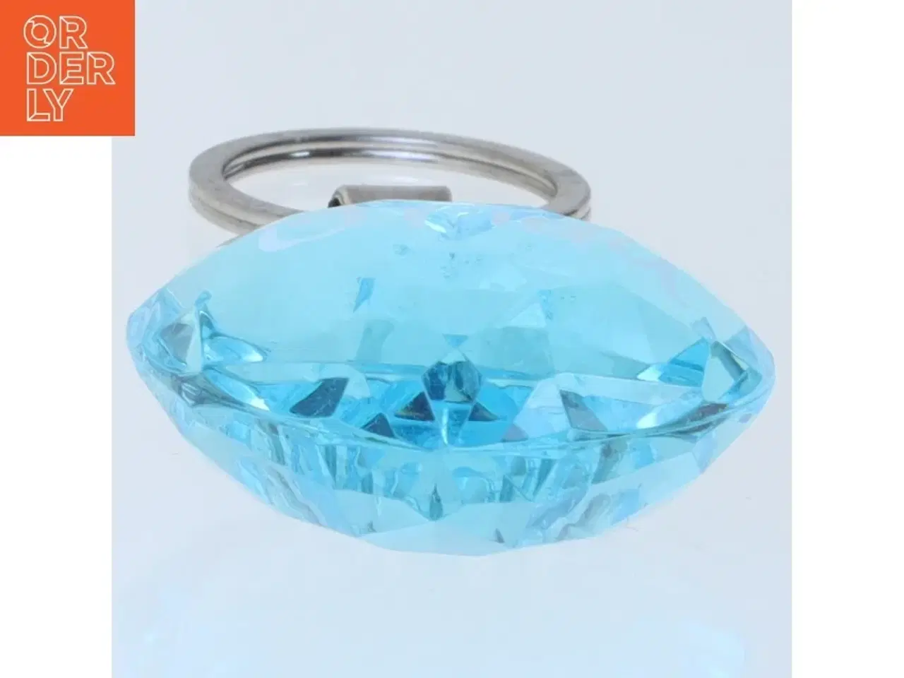 Billede 3 - Hjerteformet nøglering (str. 11 cm)