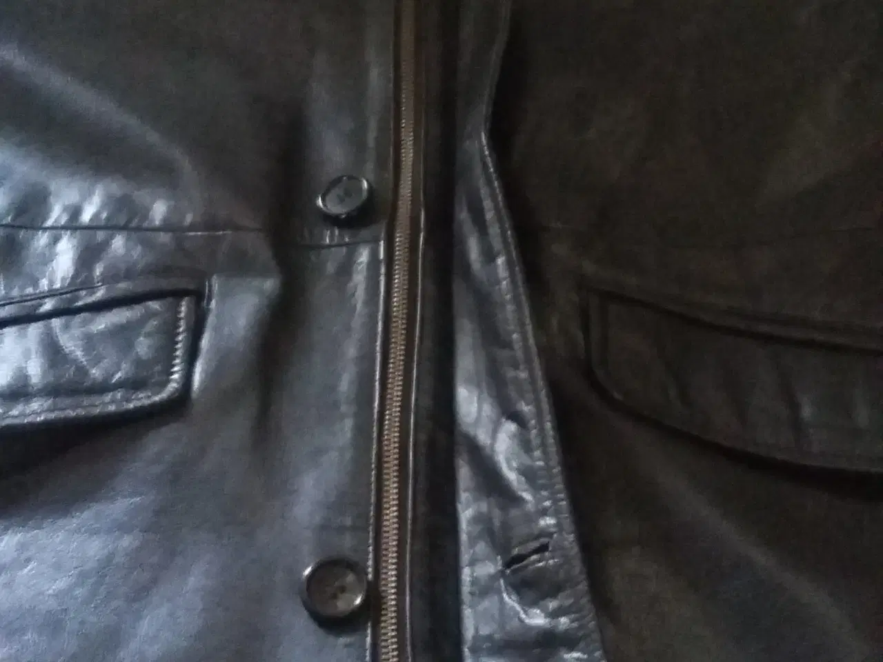 Billede 11 - JACK ASHORE LÆDER JAKKE/FRAKKE