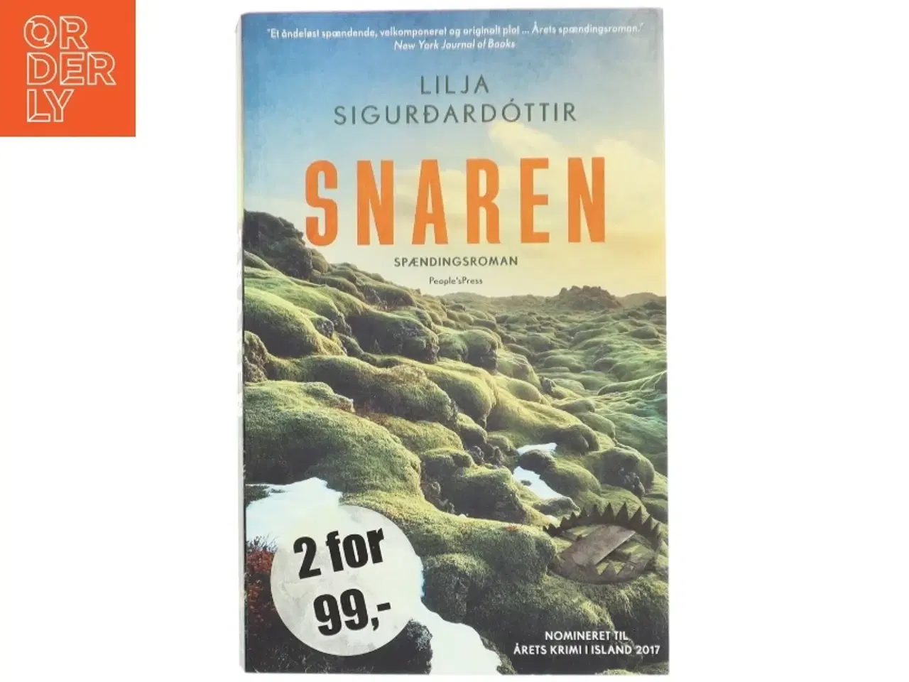 Billede 1 - Snaren : spændingsroman af Lilja Sigur&#240;ard&#243;ttir (f. 1972) (Bog)