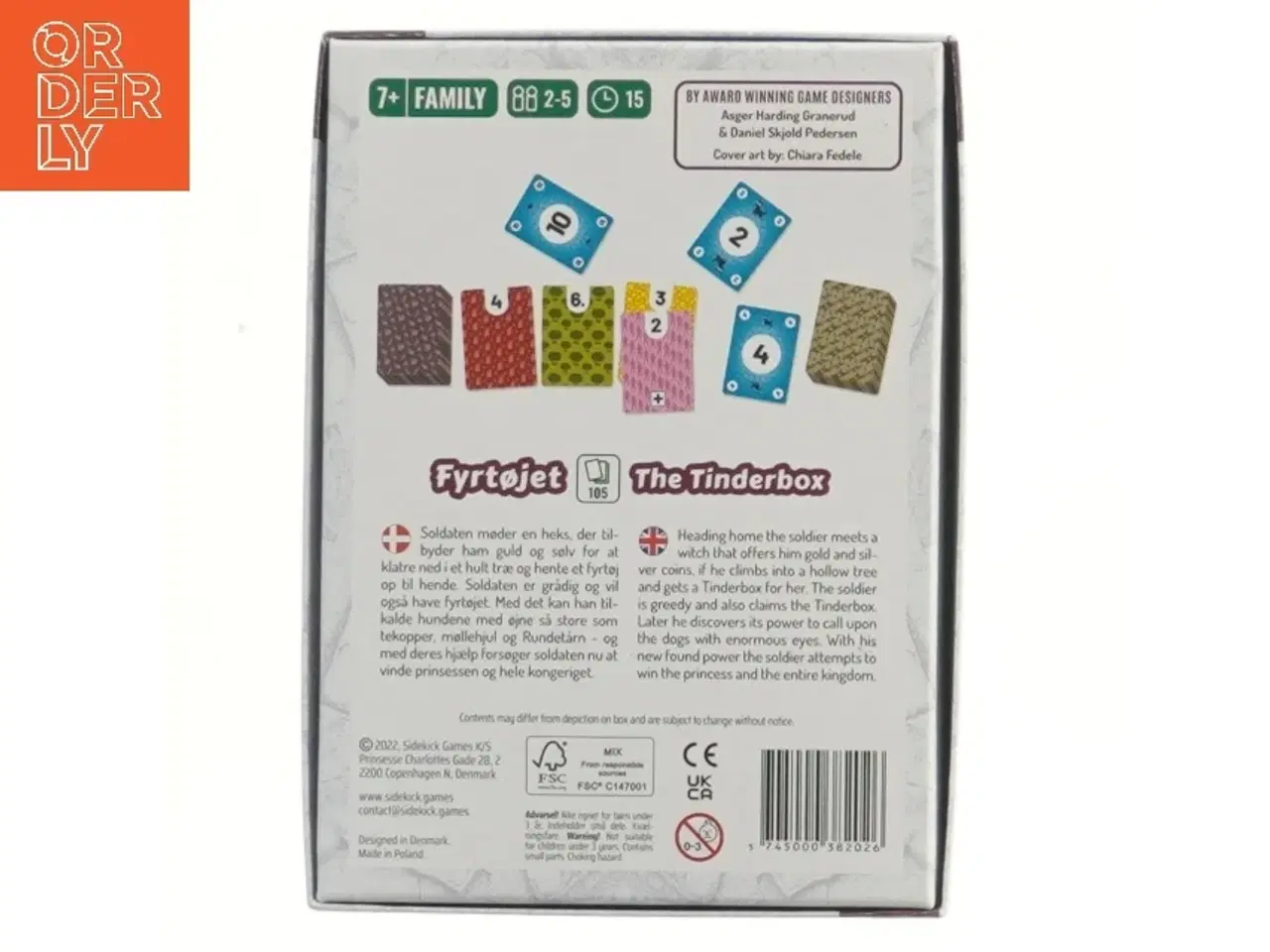 Billede 2 - Kortspil Fyrtøjet fra Sidekick Games (str. 18x13 cm)