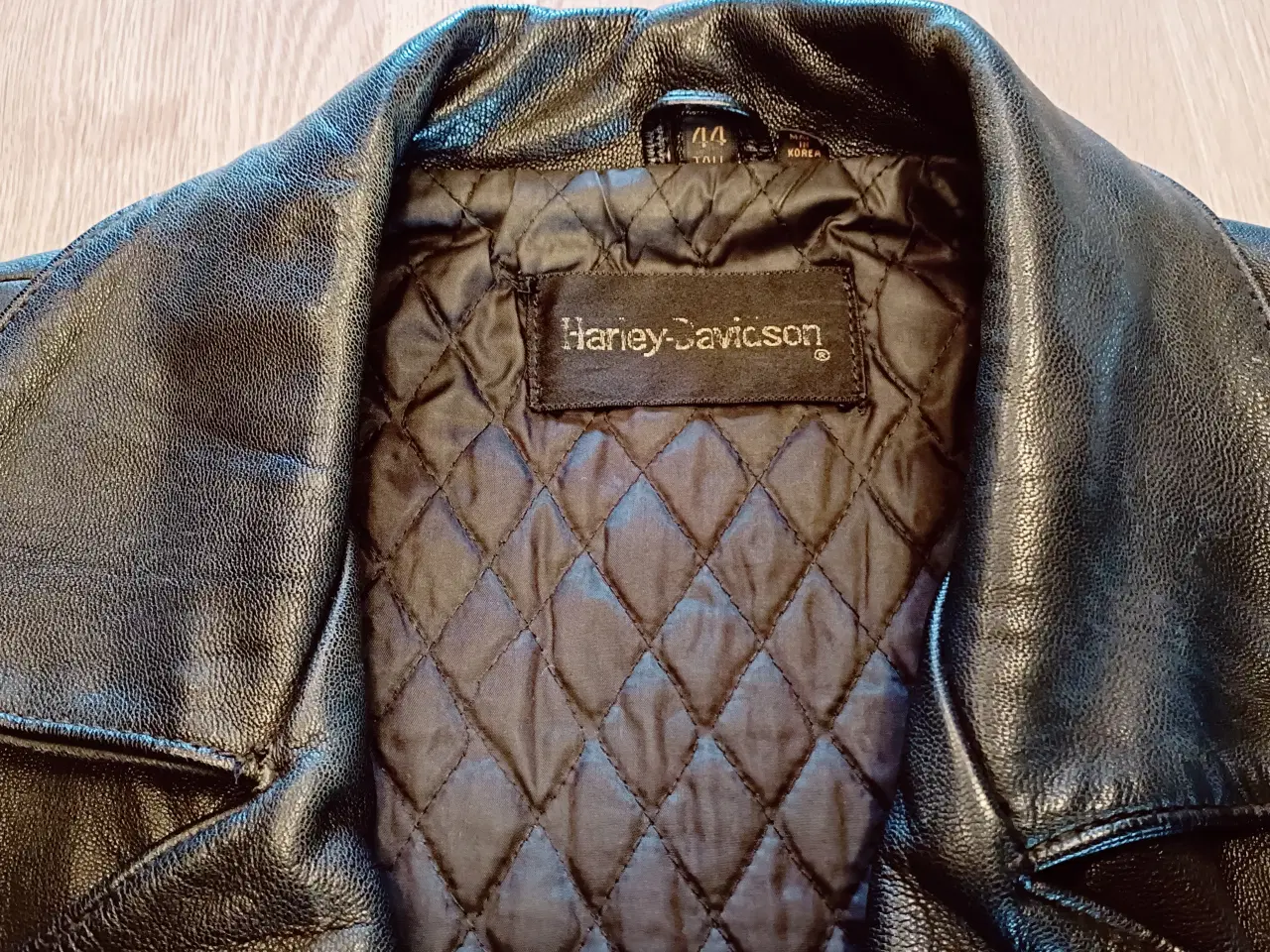 Billede 1 - Harley Davidson Læder jakke, Den ægte, kraftig