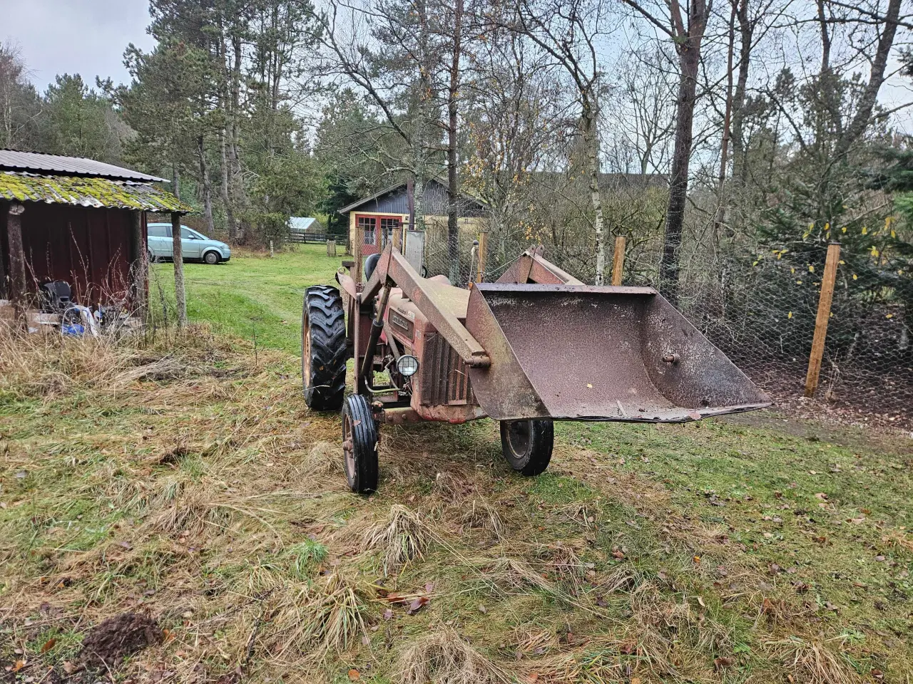 Billede 3 - IH B 414 traktor med frontlæsser