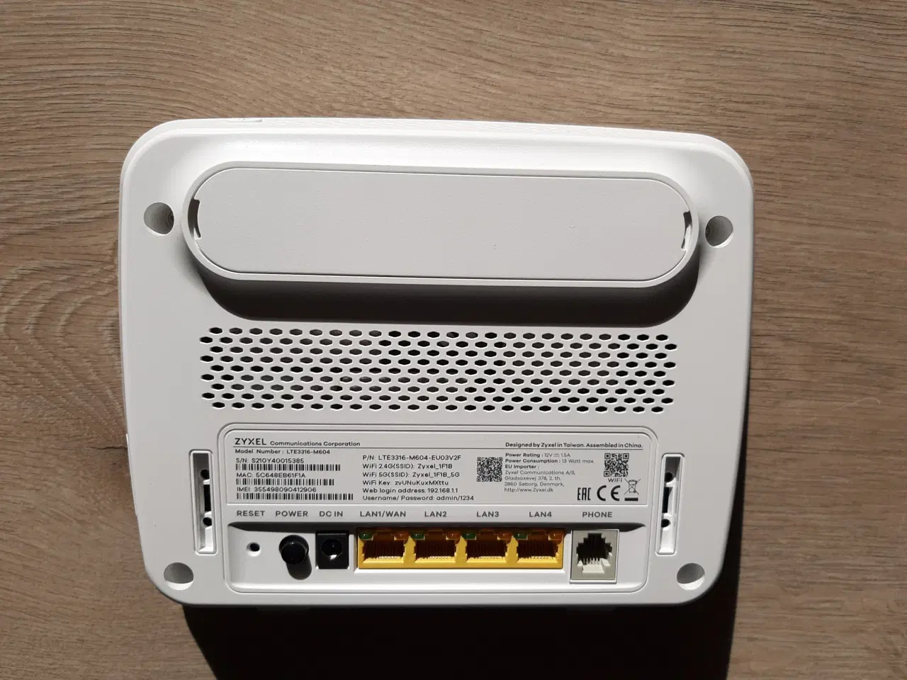 Billede 2 - Zyxel lte3316 - 4g router 100% ok