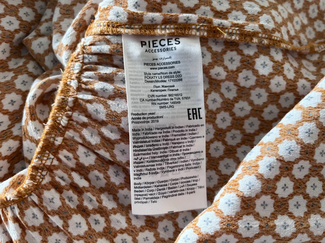 Billede 6 - Kjole, Pieces, Str. 36