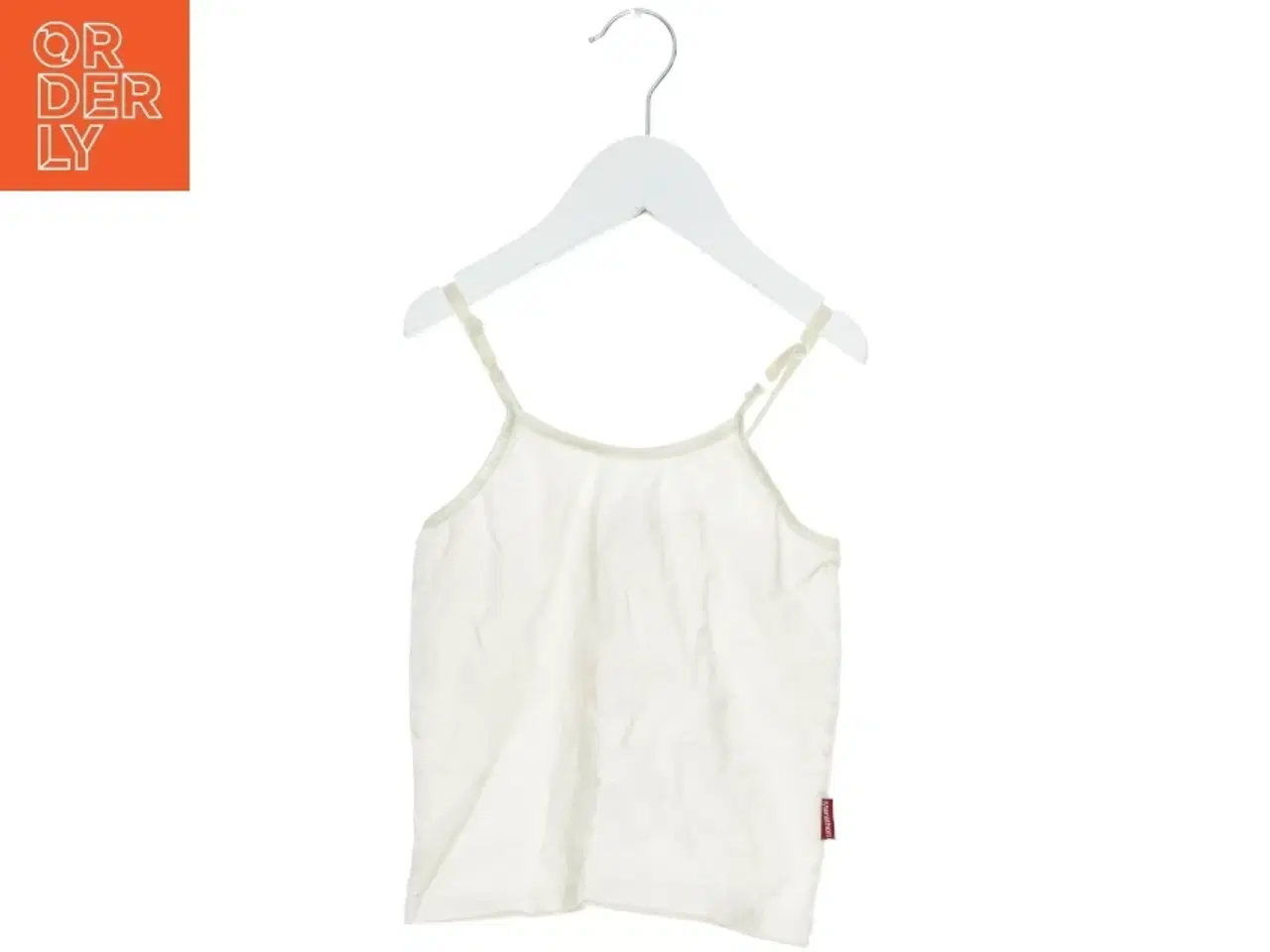 Billede 1 - Hvid strop top fra Marathon (str. 128)