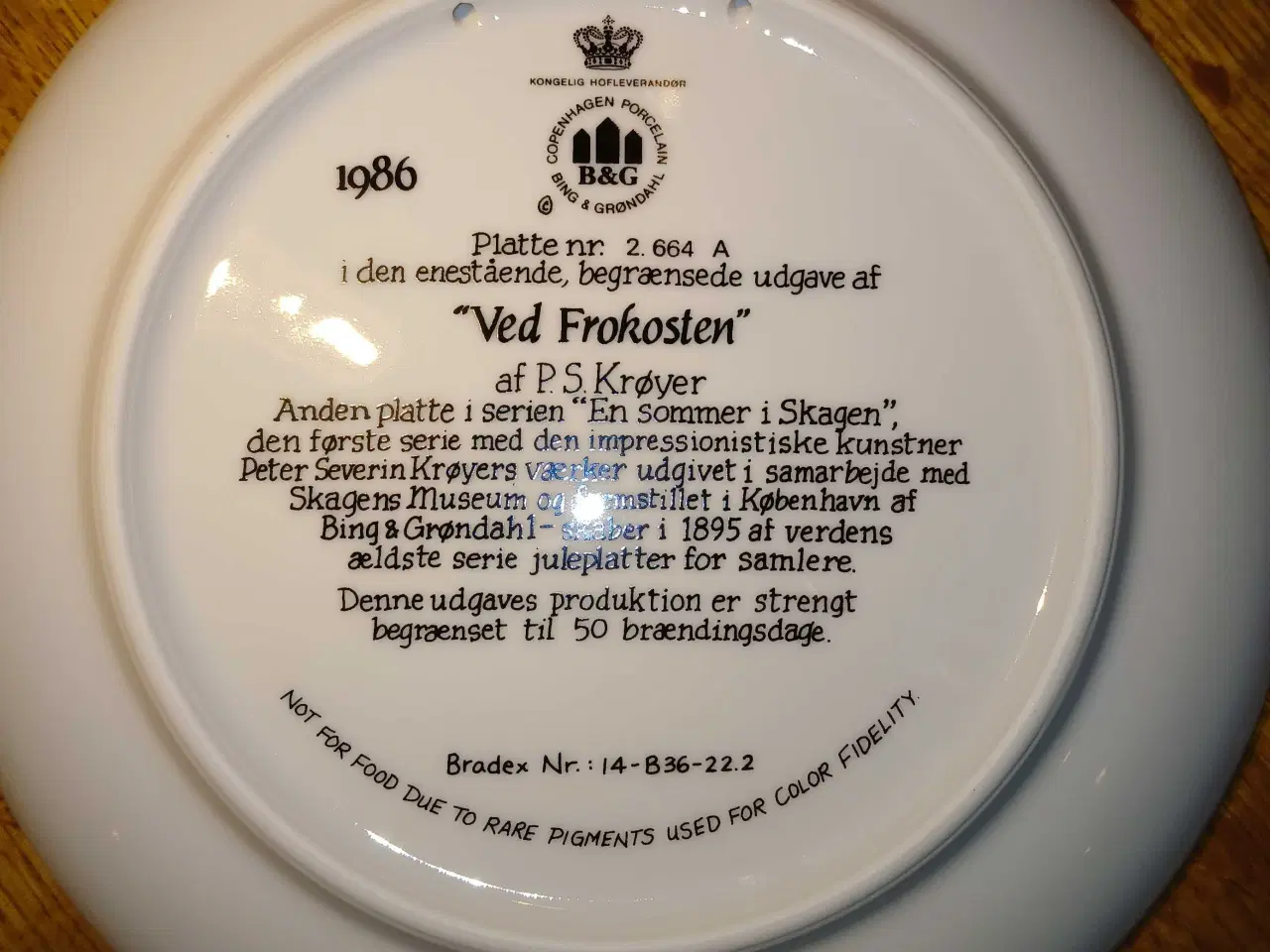 Billede 2 - Bing og Grøndahl platte 