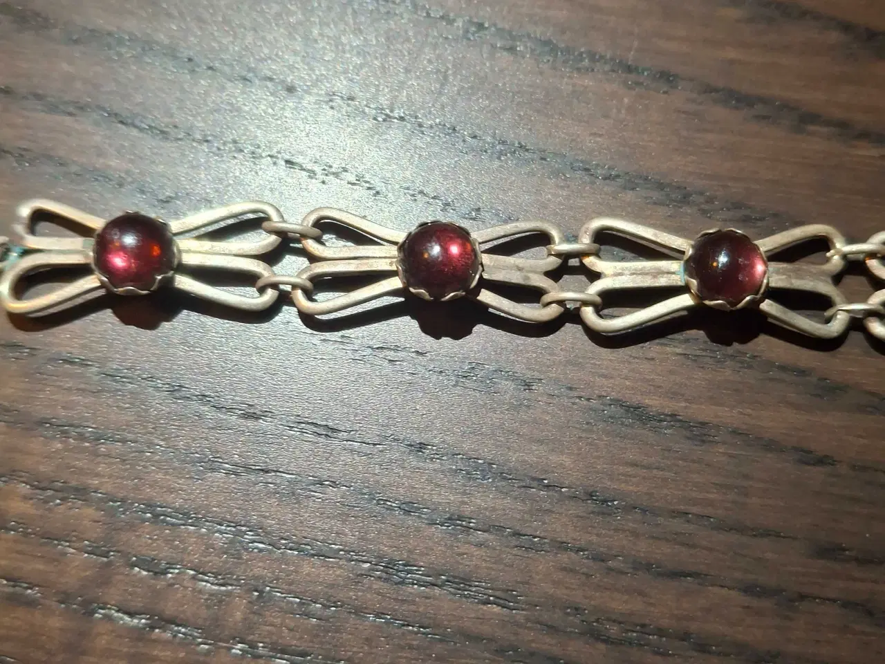 Billede 5 - 925S armbånd af Gunnar Pedersen med smukke sten