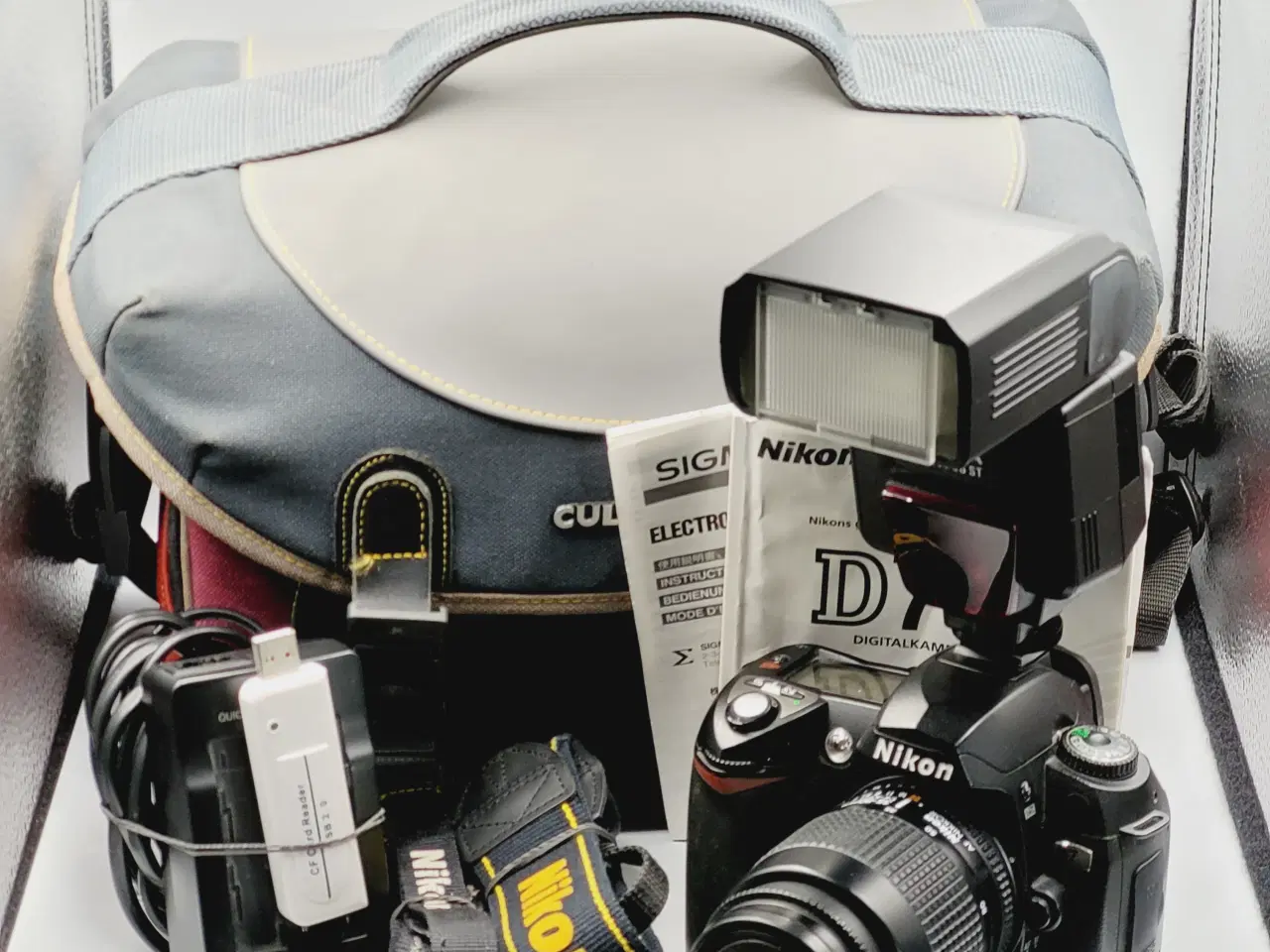 Billede 1 - ⭐️· SPEJLREFLEKS: Nikon D70 Sæt Tilbehør